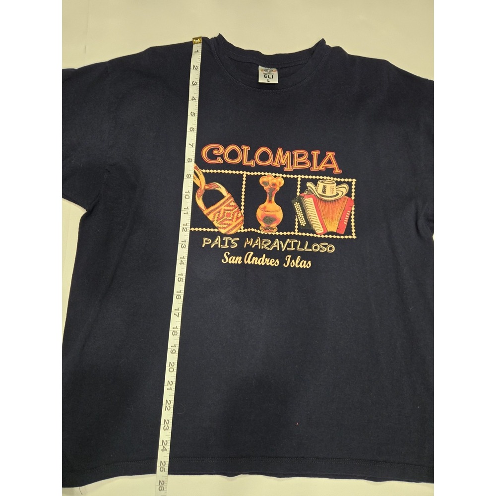 Colombia País Maravilloso San Andres Islas Graphic T-Shirt Size L - Picture 5 of 5
